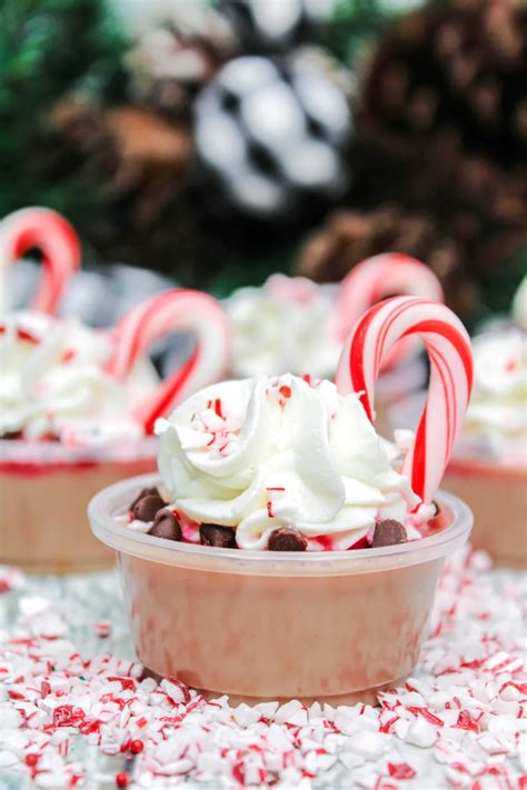 Peppermint Hot Cocoa Jello Shots