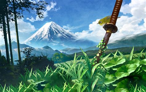 Green Anime Scenery Wallpapers - Wallpaper Cave