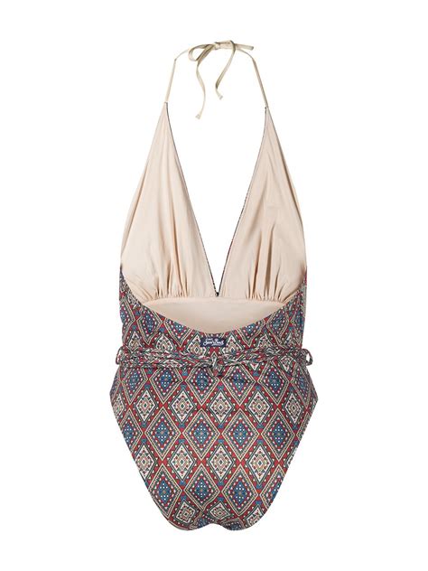 Mc2 Saint Barth Aztec Print One Piece Swimsuit Farfetch