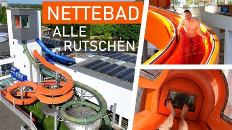 Alle Wasserrutschen Im Nettebad Osnabr Ck K Onride Youtube