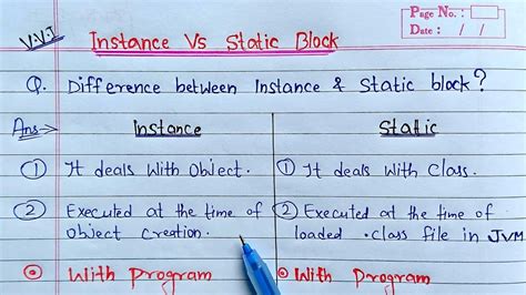 Instance Block Vs Static Block In Java Learn Coding YouTube