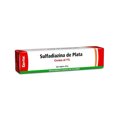 Sulfadiazina De Plata 30 Gr Gf