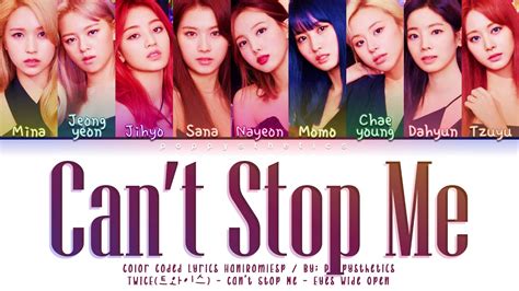 Twice 트와이스 I Cant Stop Me Traducida Al Español Color Coded