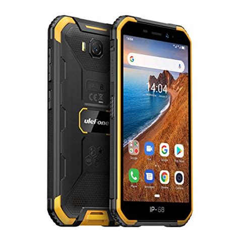 Rugged Smartphone Unlocked Ulefone Armor X6 2020 IP68 Wat