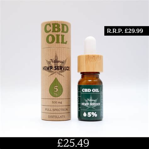 Full Spectrum Cbd Oil 5 500mg National Hemp Service