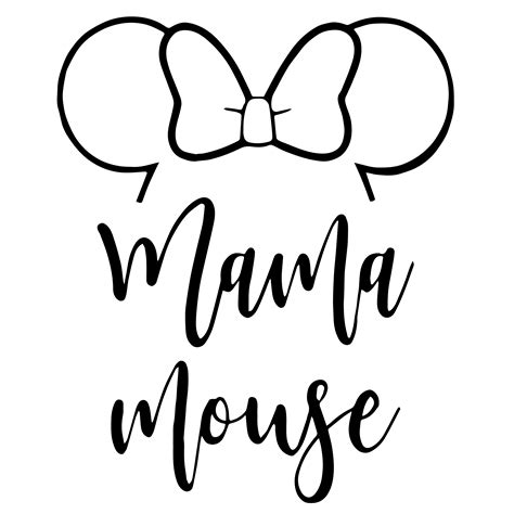 Mama Mouse Svg Minnie Mouse Svg Mommy Mouse Svg Disney Sv Inspire Uplift