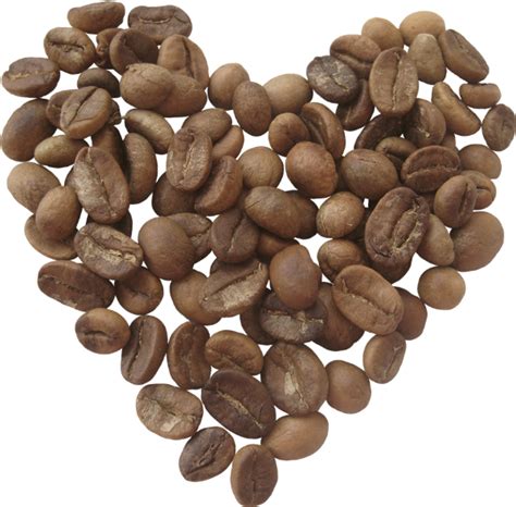 Grains De Caf Png Tube Coeur Coffee Beans Png Heart