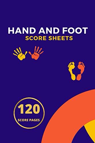 Hand And Foot Score Sheets Hand And Foot Card Game Record Score Sheet