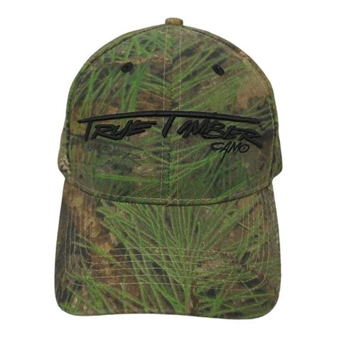 True Timber Accessories True Timber Camo Logo Strapback Cap Trucker