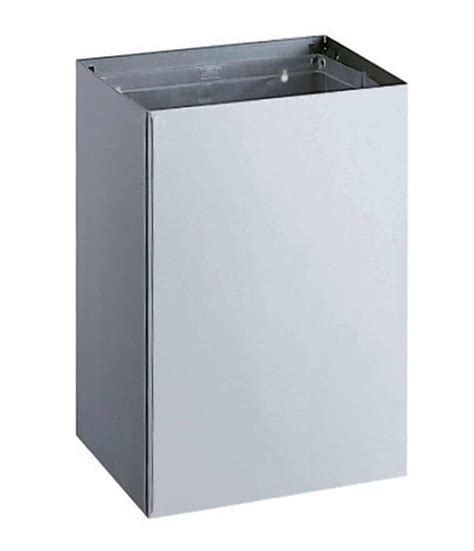 Bobrick B Surface Mounted Gal Waste Receptacle Partition Plus