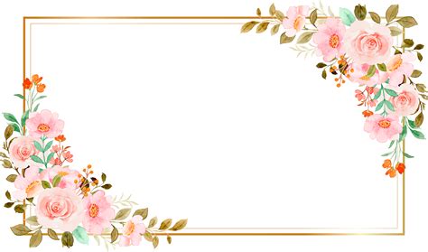 Soft Pink Floral Frame Vector Rose Day Png