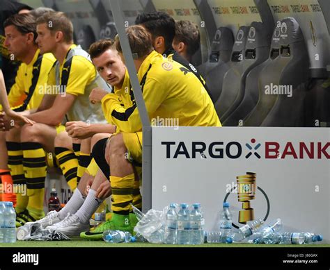 Berlin Germany Th May Marco Reus Of Dortmund Sits On The