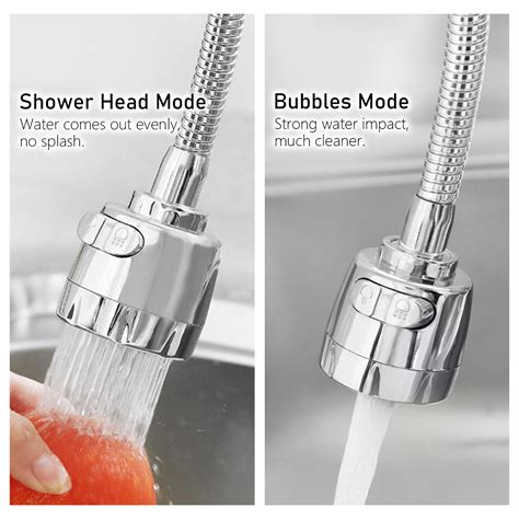 Pinkiou 360¬∞ Rotating Kitchen Faucet Sprayer Anti Splash Water