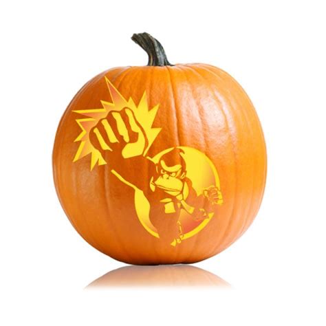 Donkey Kong Pumpkin Carving Stencil - Ultimate Pumpkin Stencils