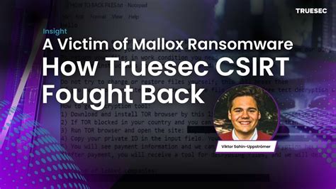 Mallox Ransomware How Truesec Csirt Fought Back