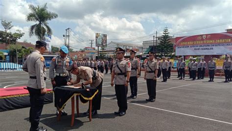 Polres Tasikmalaya Ganti Kasat Reskrim Dan Dua Kapolsek