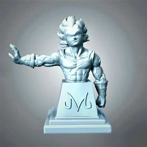 Majin Vegeta Big Bang Stl Files For 3d Print