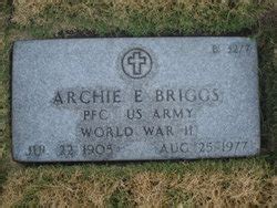 Archie E Briggs 1905 1977 Mémorial Find a Grave