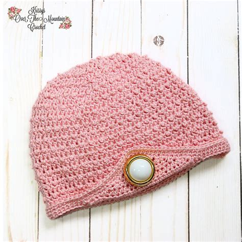 Ravelry Tiny Pink Pearls Chemo Cap Pattern By Kris Moore