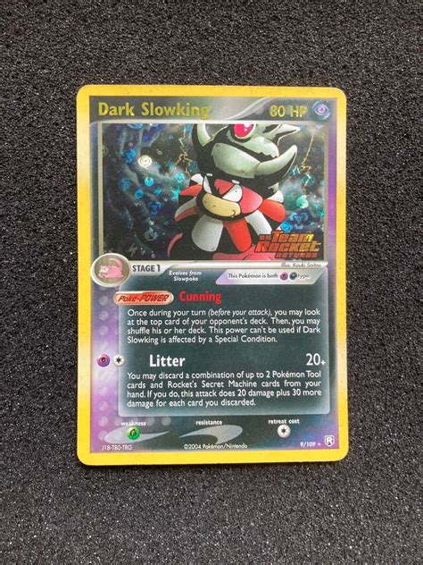 Pokemon Card Ex Team Rocket Returns Dark Slowking Hobbies Toys Toys