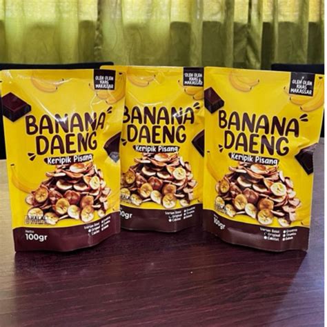 Jual KERIPIK PISANG BANANA DAENG OLEH OLEH KHAS MAKASSAR Shopee Indonesia