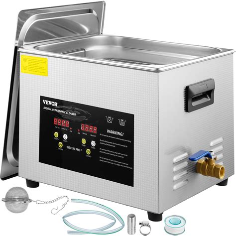 VEVOR 15L Upgraded Ultrasonic Cleaner 600W Heater 360W Ultrasonic