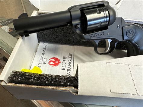 Ruger Wrangler 3 75 Inch Barrel 6rd Black Cerakote Aluminum Alloy Synthetic Grip On A Birdshead