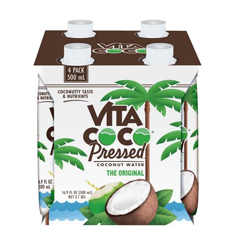 Vita Coco Pressed Coconut Water Pressed Coconut 16 9 Fl Oz Tetra