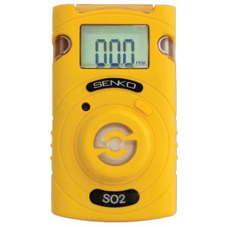 Portable Sulphur Dioxide Monitor So Leak Safety