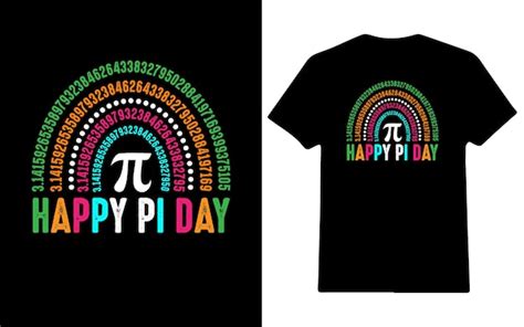 Premium Vector Happy Pi Day T Shirt Design Vector