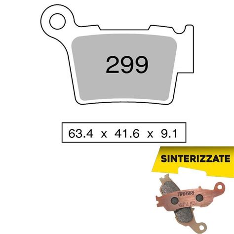 Pastiglie Freno Posteriori Trofeo By Ognibene Ktm Exc Tpi