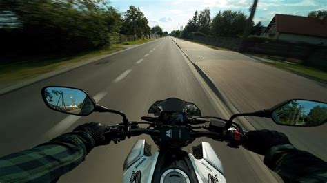 Honda Cb125r 2019 4k Pov Raw Sound Leovince Exhaust First Ride