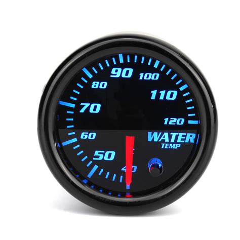 2 Inch 52mm Water Temperature Gauge Meter 7 Color LED Alexnld