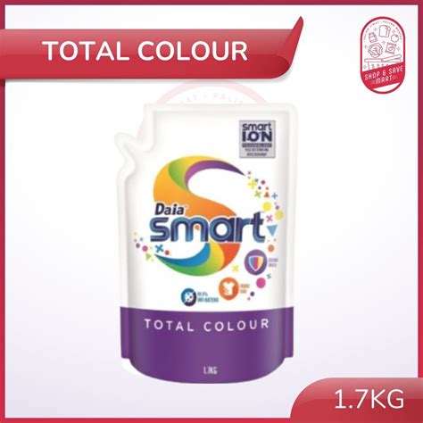 Daia Smart Liquid Detergent Refill Pack 1 7kg Type Total Colour