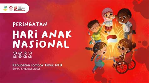 Acara Puncak Peringatan Hari Anak Nasional 2022 Youtube