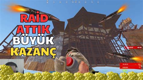 Rust Türkçe Clan Basesine Online Raid Attık Büyük Loot Aldık Youtube