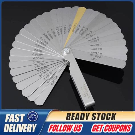 Free Shipping Cod Blades Combination Feeler Gauge Metric Imperial