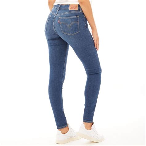 Levi S Damen Super Skinny Jeans Blau