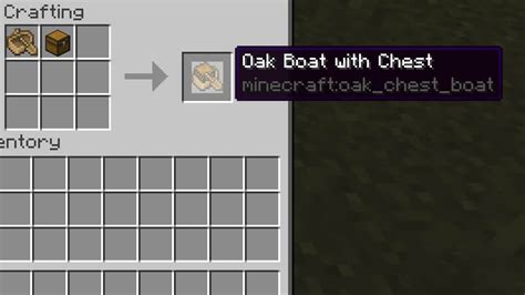 Minecraft How To Make A Boat With A Chest The Nerd Stash