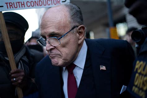 Rudy Giuliani Files For Bankruptcy After Being Ordered To Pay 148m To