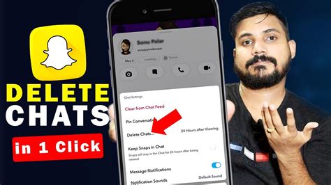 How To Delete Snapchat Chats At Once Snapchat Chats Delete Kaise Kare Youtube