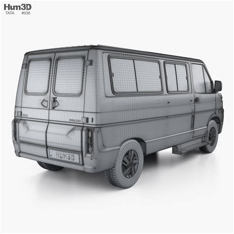 Tata Winger Passenger Van L1H1 2020 3D model - Vehicles on Hum3D