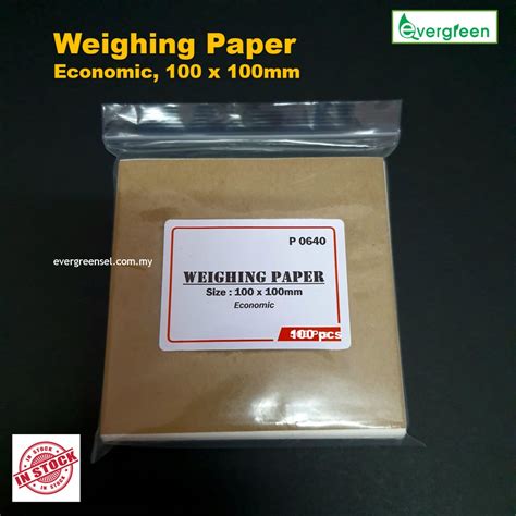 Promo Weighing Paper 100mm X 100mm Pack Of 100pcs Shopee Malaysia