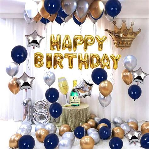 10 Ideas Para Decoración De Cumpleaños De Hombre Birthday Decorations