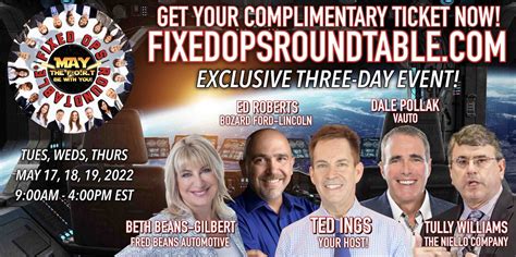 5 Reasons Why The Fixed Ops Roundtable Is A Must By Ted Ings