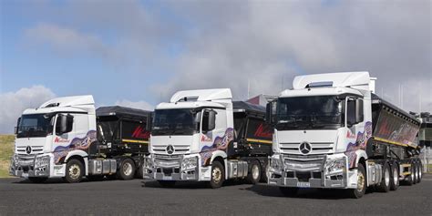 Mercedes Benz Asphalt Trucks Australian Roadtrains