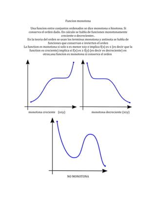 Funcion Monotona Pdf