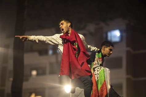 Moroccans Celebrate Historic World Cup Win Against Spain