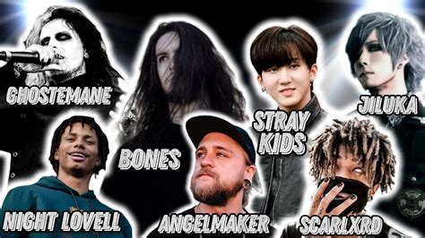 Реакция на Stray Kids Ghostemane Scarlxrd Night Lovell Bones