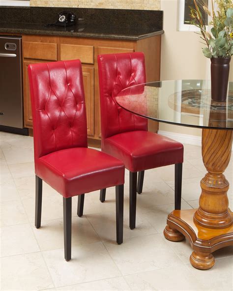 Love These Too Red Dining Chairs Dining Chair Set Leather Dining Room Chairs